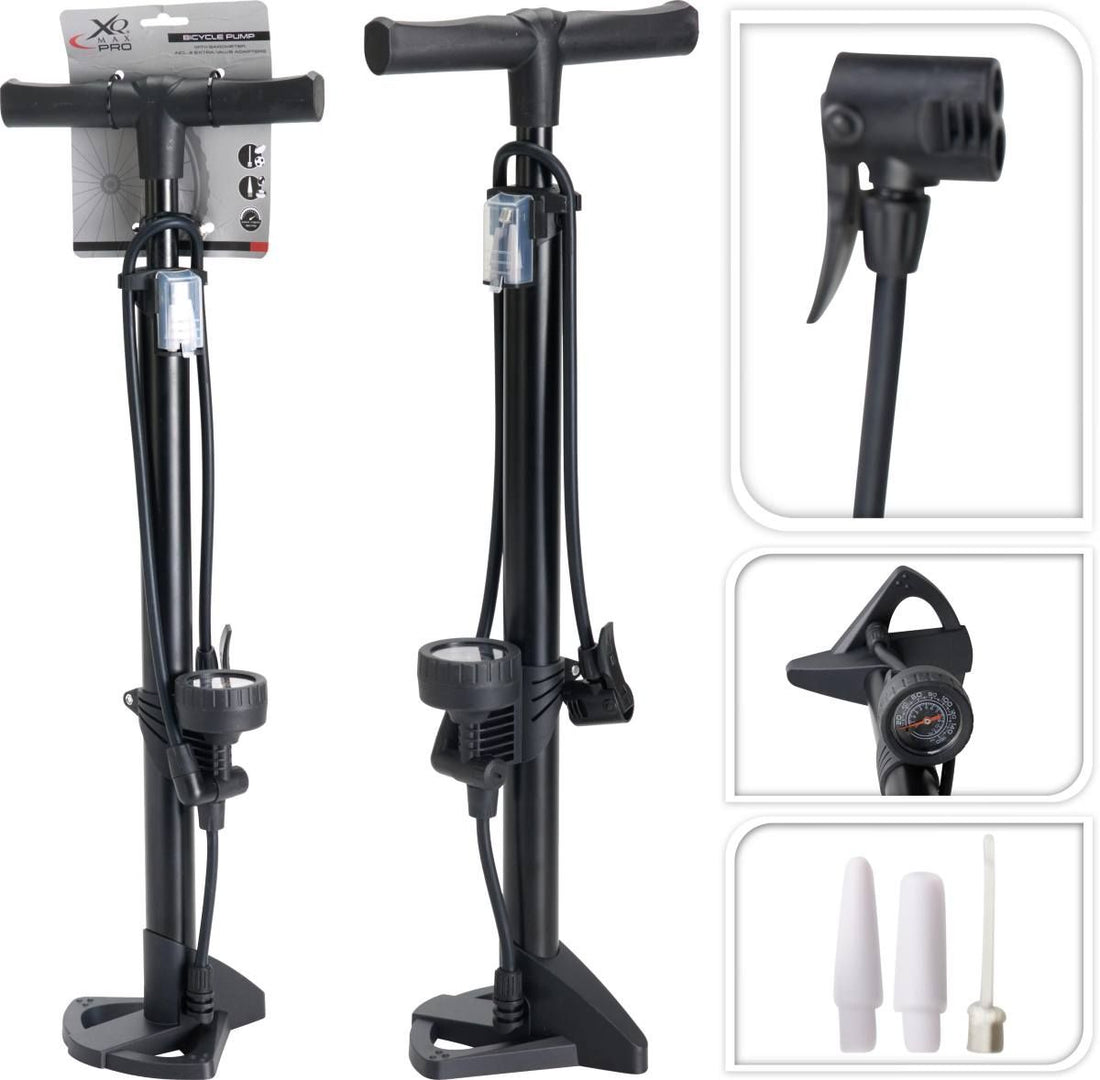 Xq Max Fietspomp Staand Met Manometer