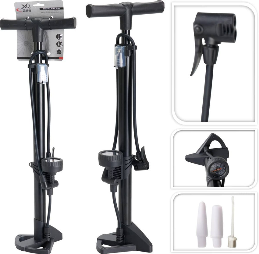 Xq Max Fietspomp Staand Met Manometer