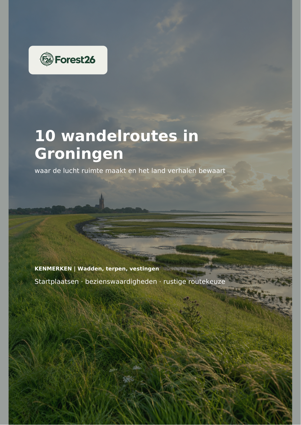Voorbeeldpagina Forest26 Wandelbundel Noord-Nederland — 30 wandelroutes